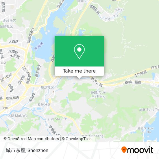 城市东座 map