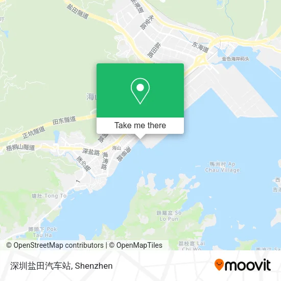 深圳盐田汽车站 map