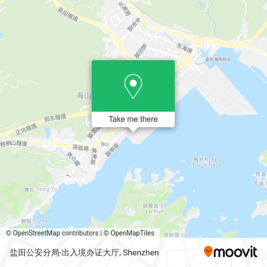 盐田公安分局-出入境办证大厅 map