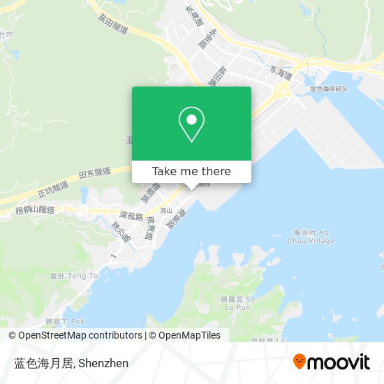 蓝色海月居 map