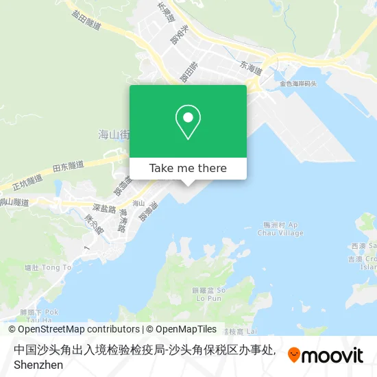中国沙头角出入境检验检疫局-沙头角保税区办事处 map