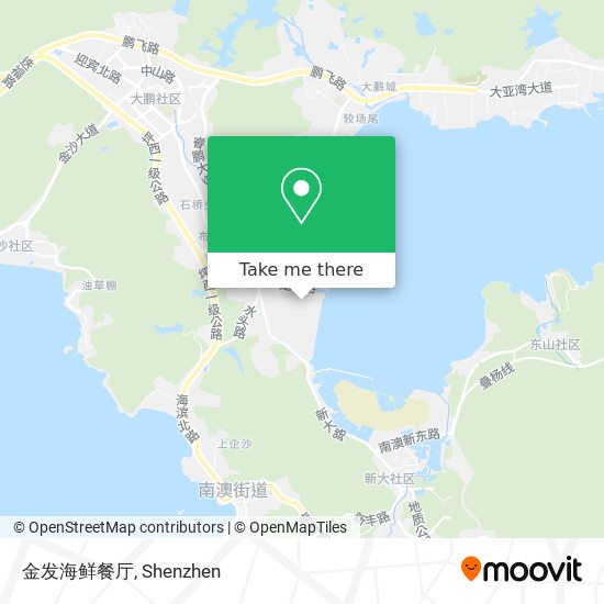 金发海鲜餐厅 map