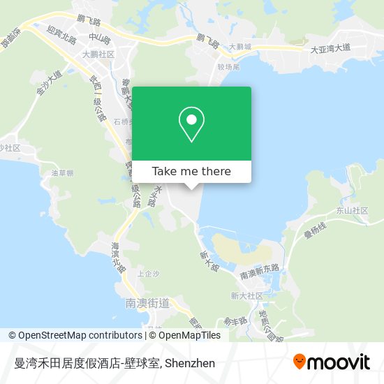 曼湾禾田居度假酒店-壁球室 map