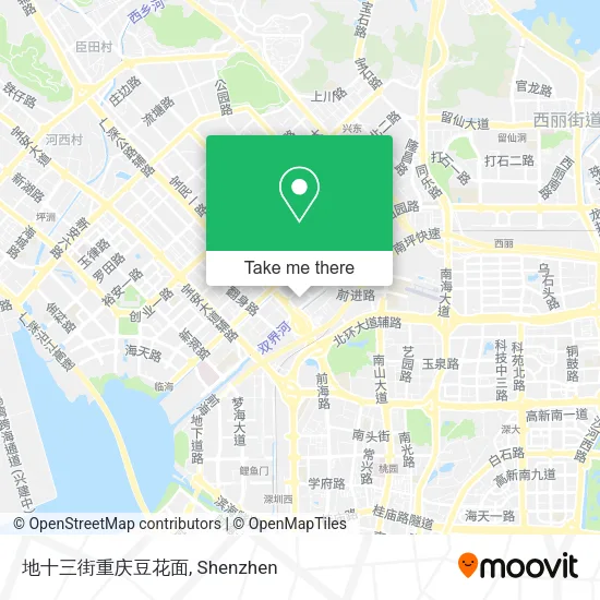 地十三街重庆豆花面 map