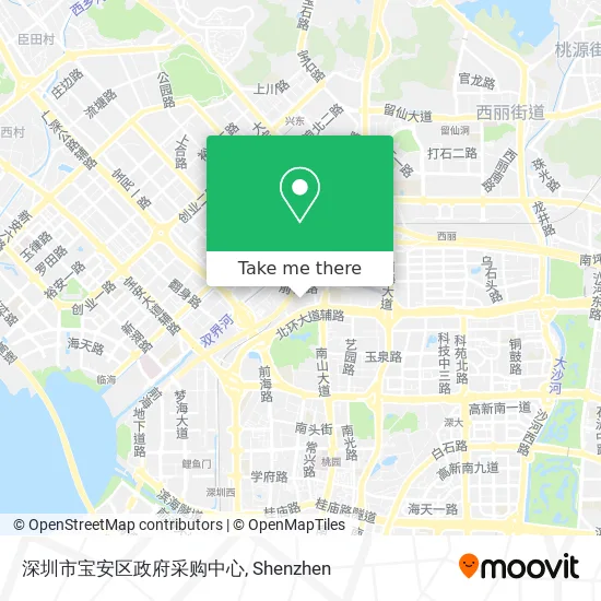深圳市宝安区政府采购中心 map