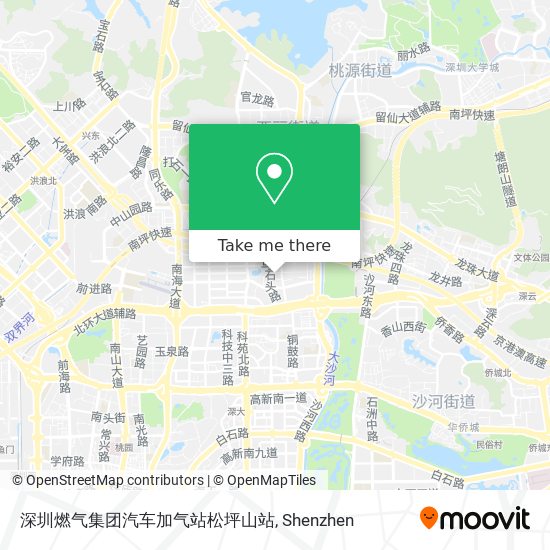 深圳燃气集团汽车加气站松坪山站 map
