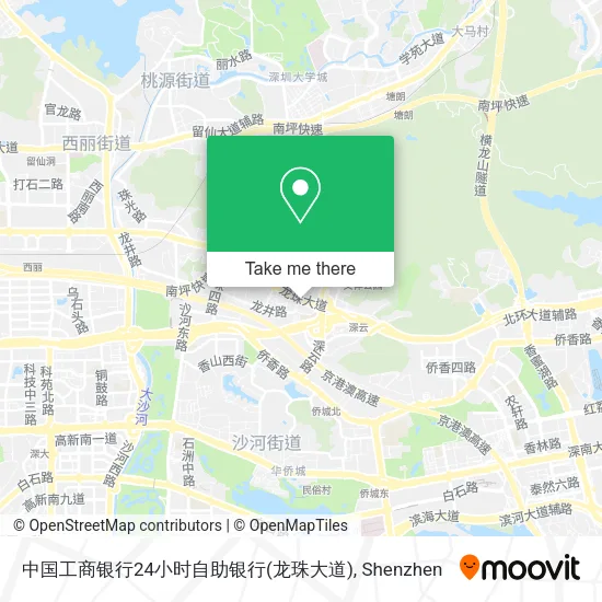 中国工商银行24小时自助银行(龙珠大道) map