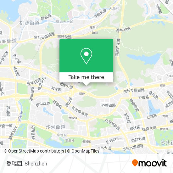香瑞园 map