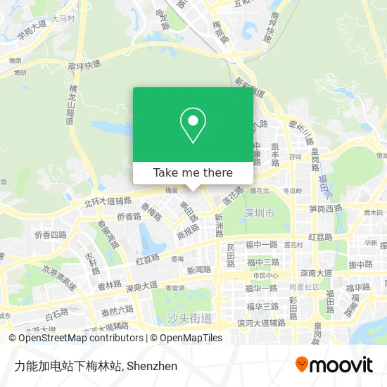 力能加电站下梅林站 map