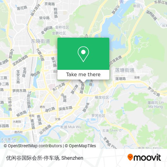 优闲谷国际会所-停车场 map
