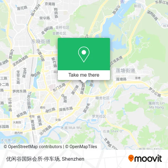优闲谷国际会所-停车场 map