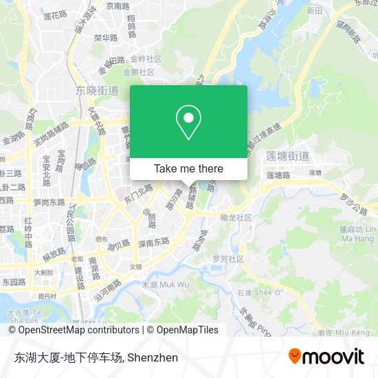 东湖大厦-地下停车场 map
