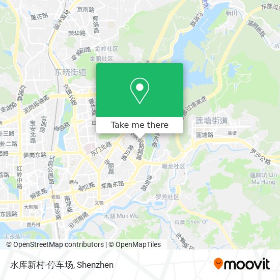 水库新村-停车场 map