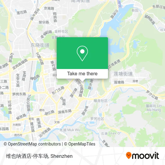 维也纳酒店-停车场 map