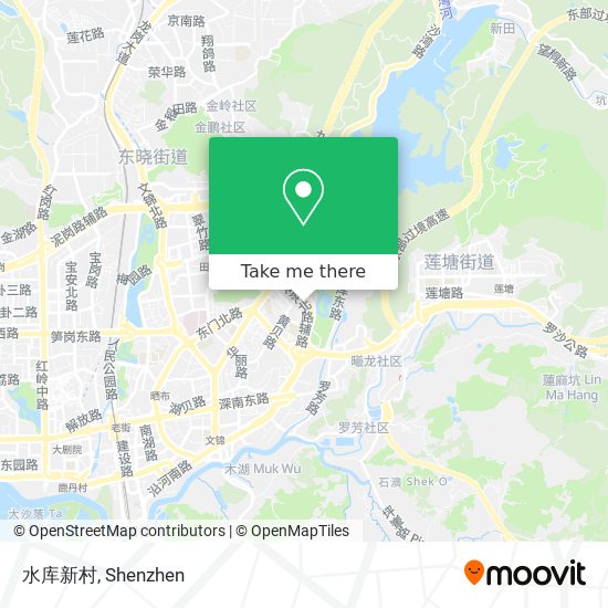 水库新村 map