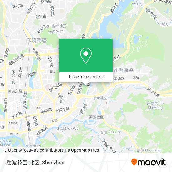 碧波花园-北区 map