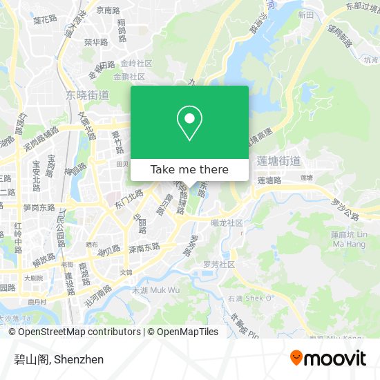 碧山阁 map