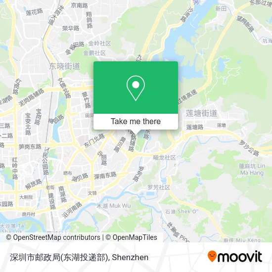 深圳市邮政局(东湖投递部) map