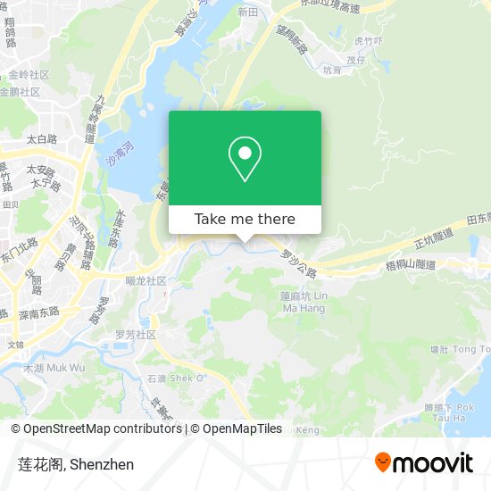 莲花阁 map