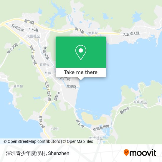 深圳青少年度假村 map