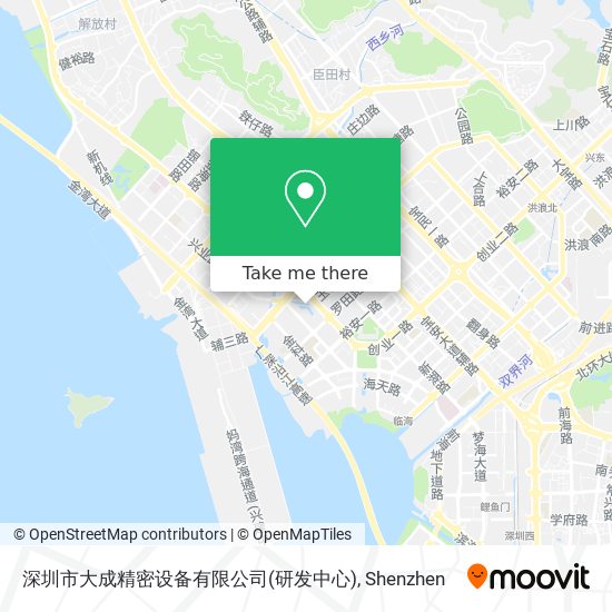 深圳市大成精密设备有限公司(研发中心) map
