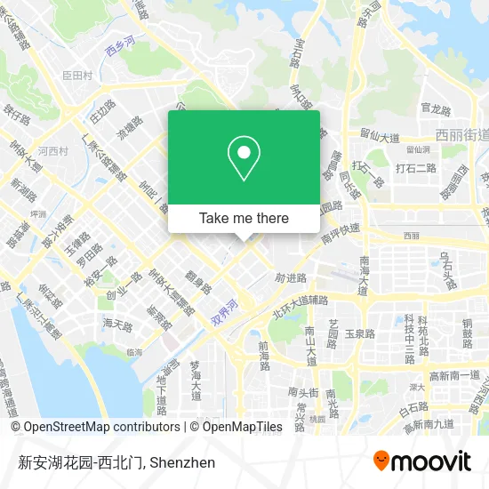 新安湖花园-西北门 map
