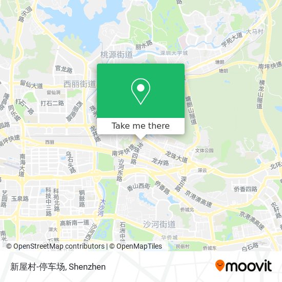 新屋村-停车场 map