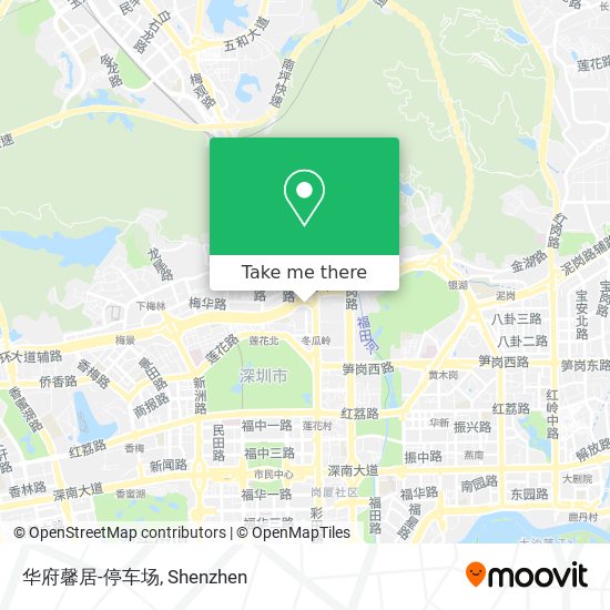 华府馨居-停车场 map