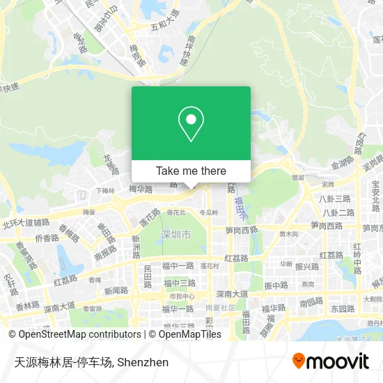 天源梅林居-停车场 map