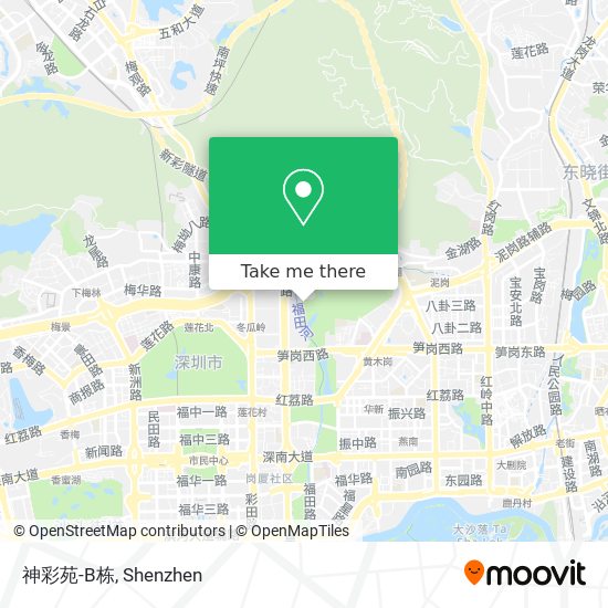 神彩苑-B栋 map