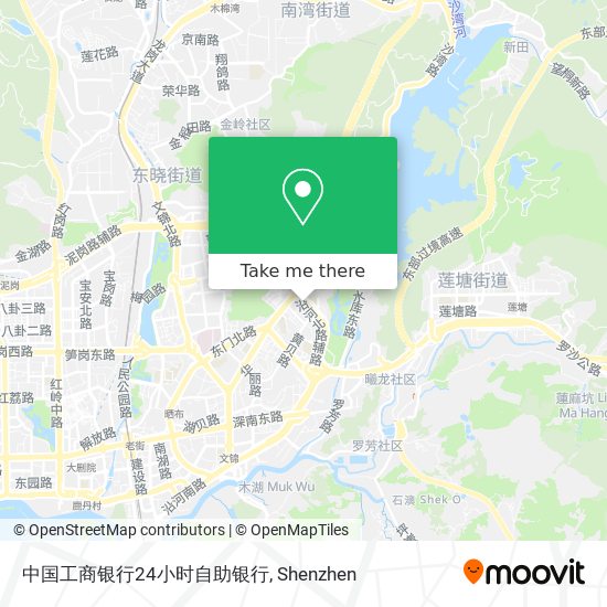中国工商银行24小时自助银行 map