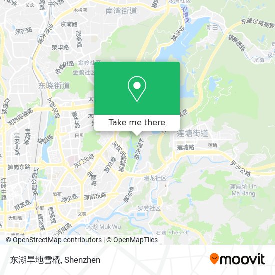 东湖旱地雪橇 map
