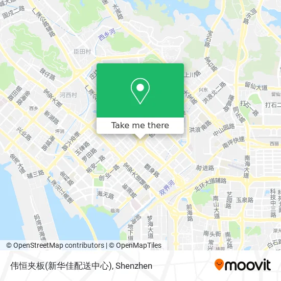 伟恒夹板(新华佳配送中心) map