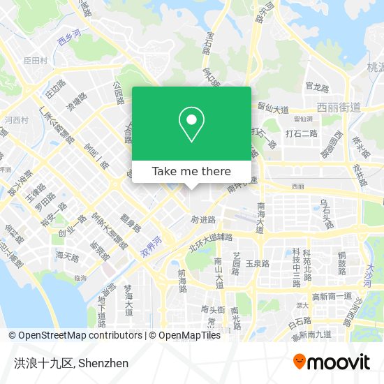 洪浪十九区 map