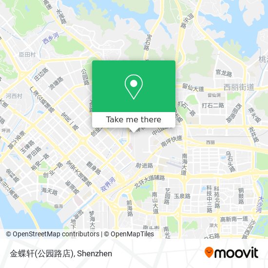 金蝶轩(公园路店) map