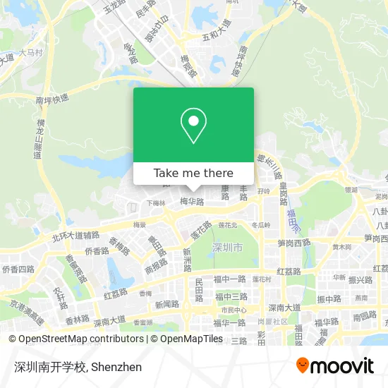 深圳南开学校 map