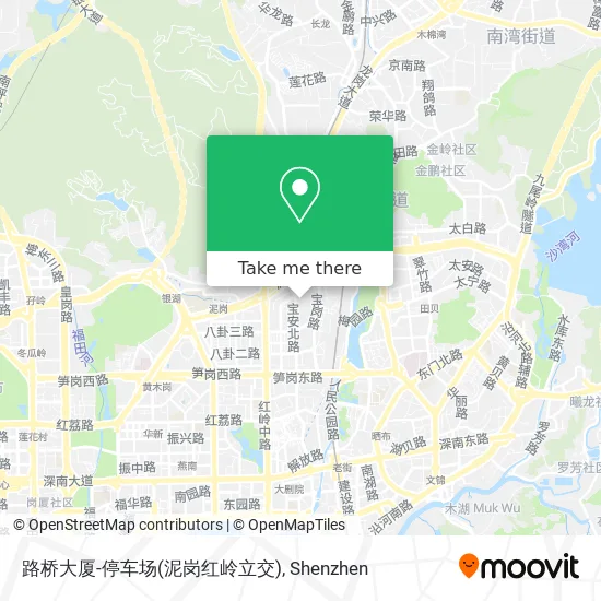 路桥大厦-停车场(泥岗红岭立交) map