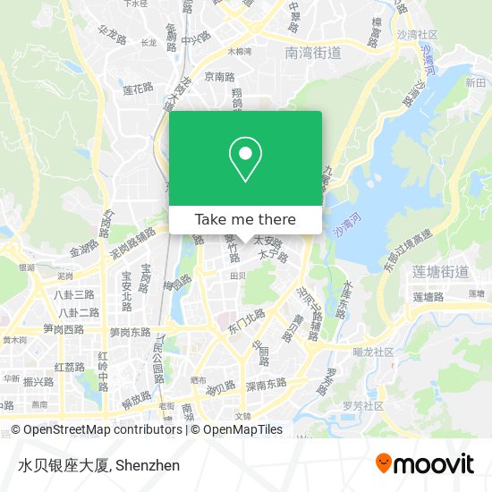 水贝银座大厦 map