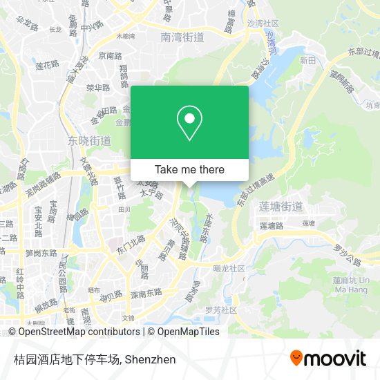 桔园酒店地下停车场 map
