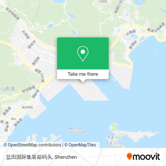 盐田国际集装箱码头 map