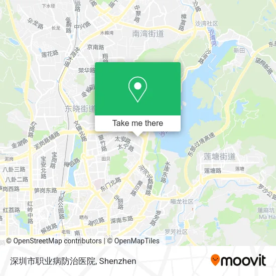 深圳市职业病防治医院 map