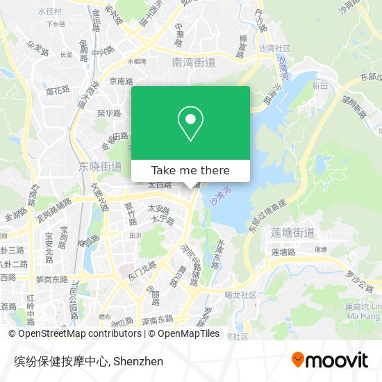 缤纷保健按摩中心 map