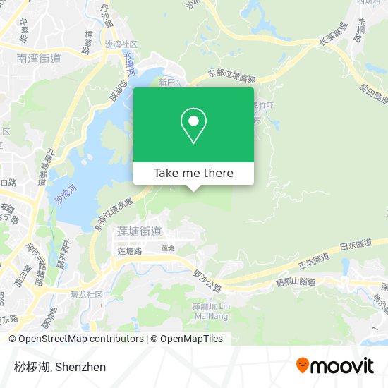 桫椤湖 map