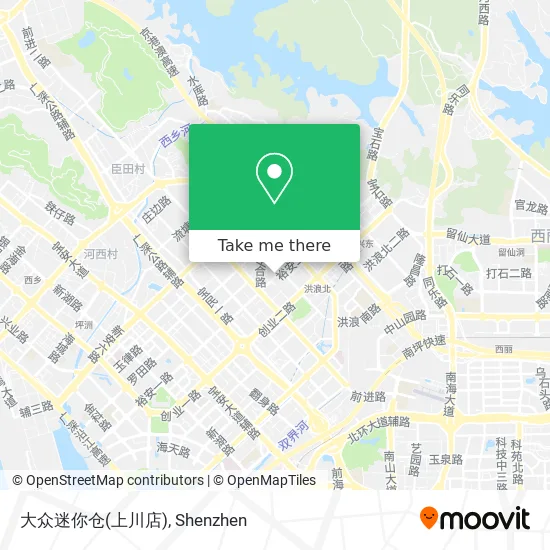 大众迷你仓(上川店) map