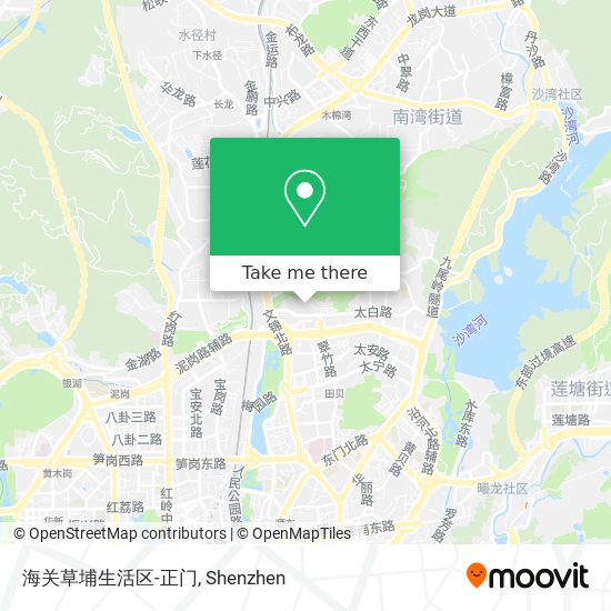 海关草埔生活区-正门 map