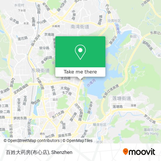 百姓大药房(布心店) map