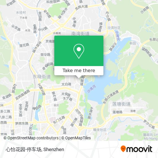 心怡花园-停车场 map