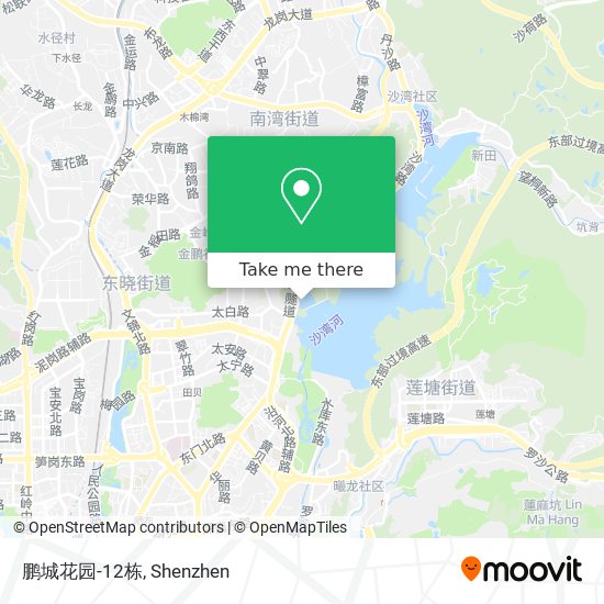 鹏城花园-12栋 map