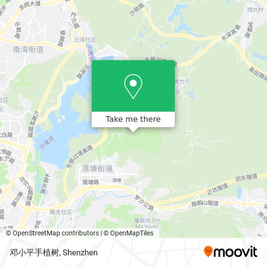 邓小平手植树 map
