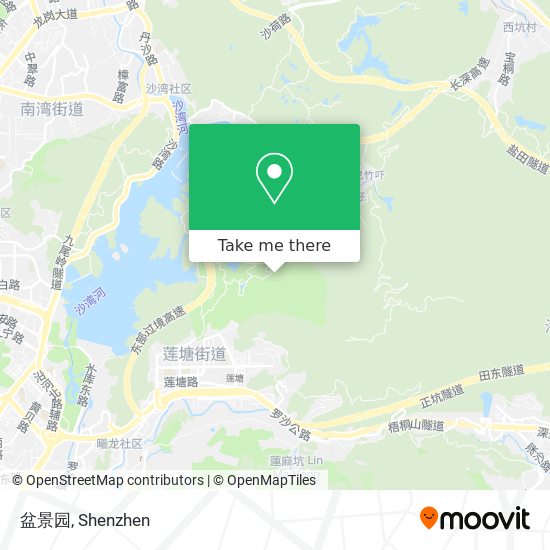 盆景园 map